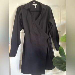 SPANX The Best Poplin Wrap Dress